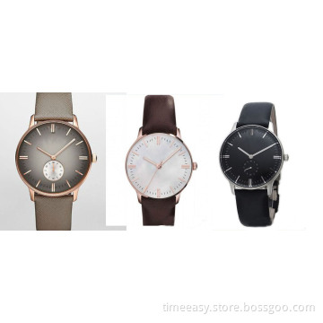Hot Sale Classic Design Steel Fashionable Slim Quartz Watches